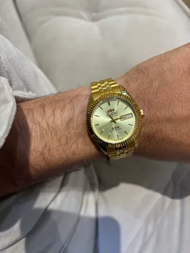 Relógio Orient Masculino Automatico Dourado 469ec7f C1kx