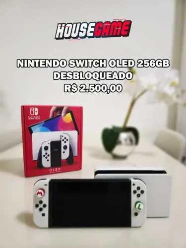 Nintendo Switch OLED 256GB- Desbloqueado