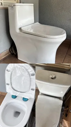 Vaso Sanitário/Bacia Monobloco Manganês - Pettra