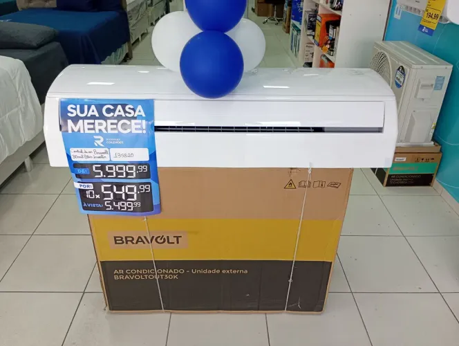 Central de ar 30 mil BTUs Inverter