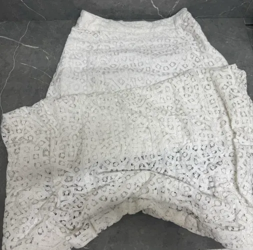 Saia longa rendada dress to