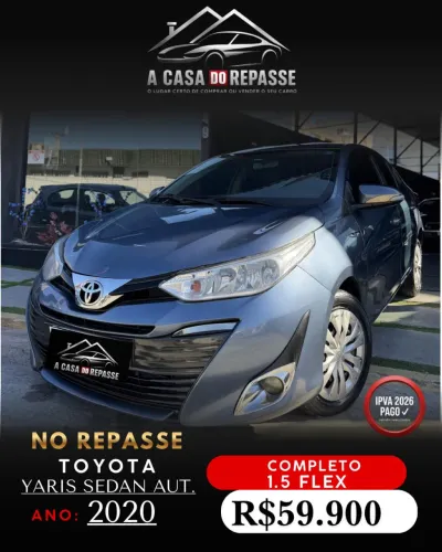 Toyota Yaris XL Live Sedan 1.5 Flex 16V 4P AUT 2020