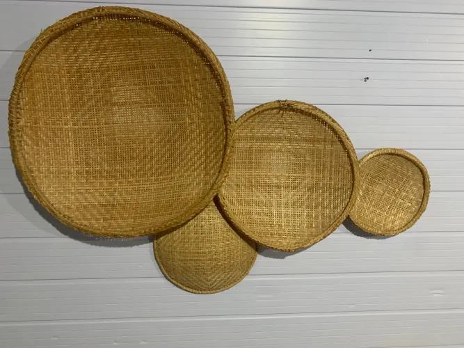 Enfeite de palha moda
