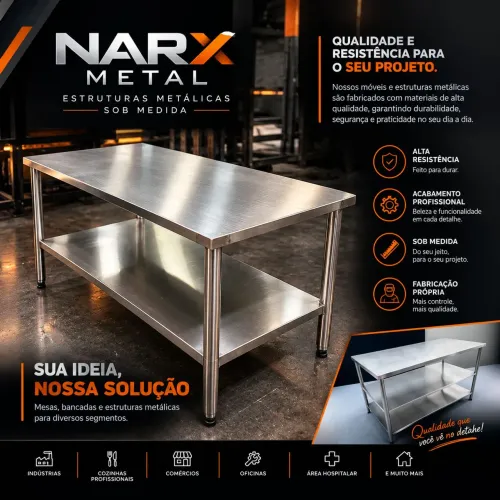 Mesas de inox