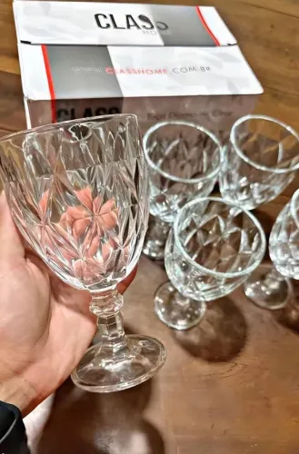 TAÇA DE VIDROS - 6 PEÇAS