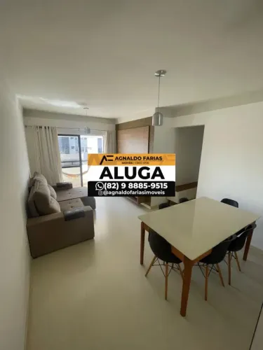 Alugo apartamendo no Edf Relanche 3 quartos mobiliado no Ponta Verde/Poço - Maceió - AL