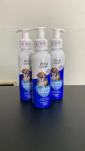 Limpa Orelhas Pet Cães e Gatos Pet Clean 100g