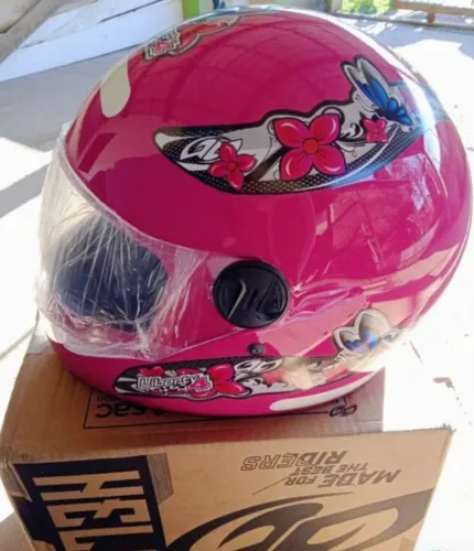 CAPACETE FEMININO TAMANHO
