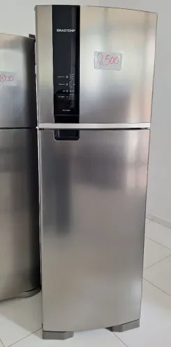 GELADEIRA BRASTEMP FROST FREE INOX FUNCIONANDO PERFEITAMENTE COM GARANTIA ? 45