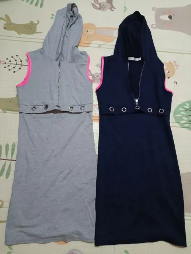 Vendo vestido com capuz