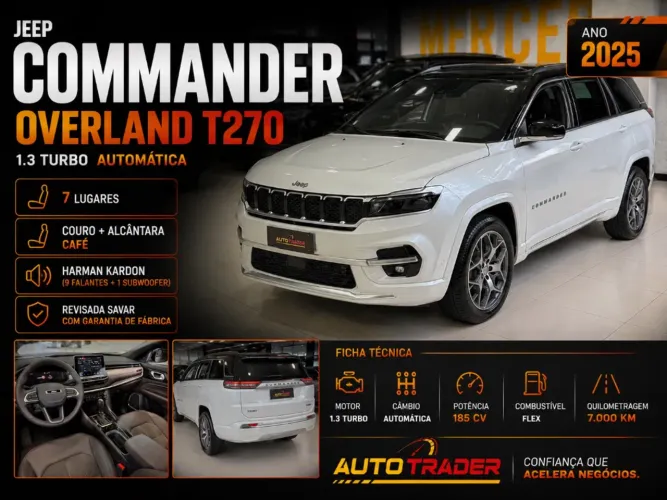 Jeep Commander Overland T270 1.3 TB Flex AUT 2025