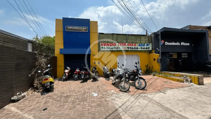 ÁREA CONSTRUÍDA NA ISAAC PÓVOAS PARA PONTO COMERCIAL - 400M² de área sendo 14m de frente c