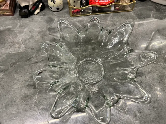 Fruteira pequena de vidro