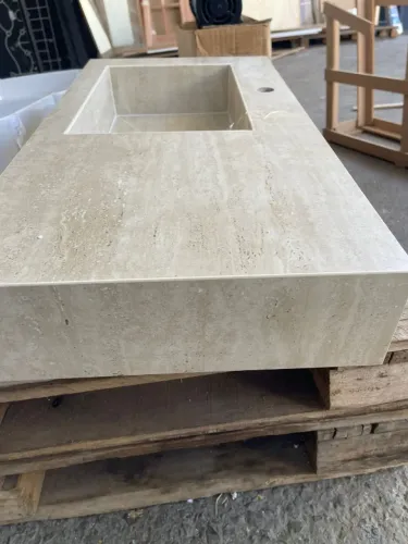 BANCADA DE PORCELANATO - 80 CM