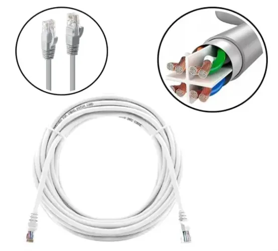 Cabo De Rede Rj45 5 Metros Heitech Alta Velocidade