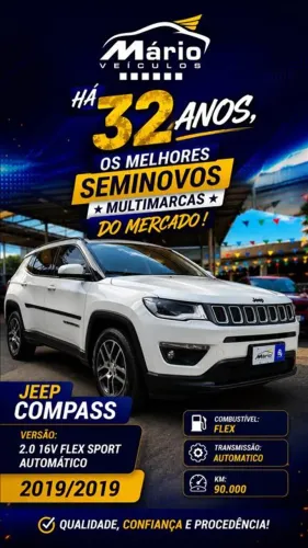 Jeep Compass Sport 2.0 4X2 Flex 16V Aut. 2019