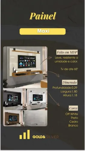 Painel para TV até 65 polegadas