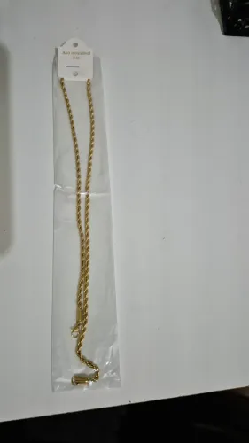 Colar folheado a ouro(5mm e 50cm)