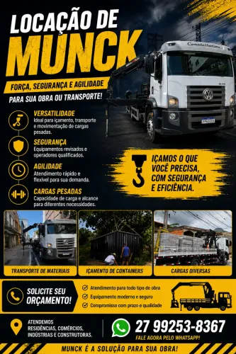 Locação de Munck 