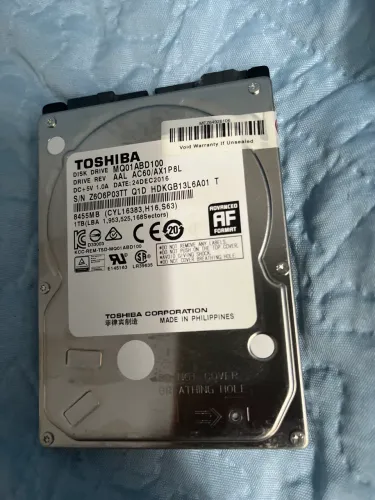 HD toshiba 1 TB