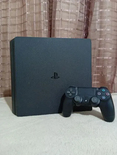 PS4 Slim 500GB + 1 Controle Original - Excelente Estado (Sem Defeitos)
