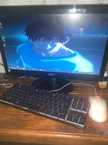 Pc completo i3 8GB SDD HD Monitor AOC