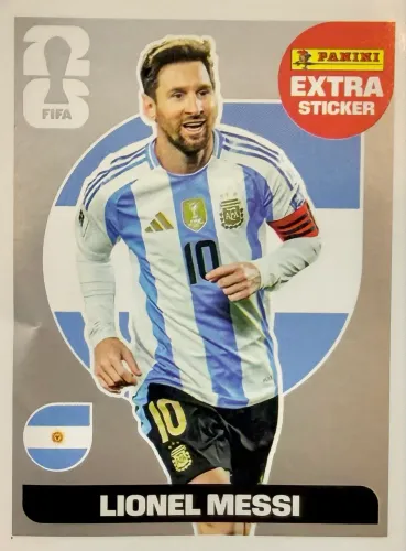 PROMOÇÃO - Figurinha Messi Legend Prata