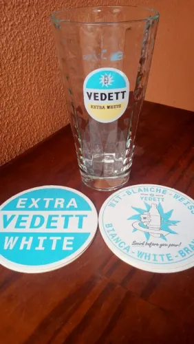 Copo Cerveja Vedett Importado Bélgica texturizado oficial 330ml