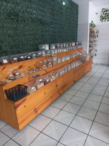 Ilha prateleiras loja 