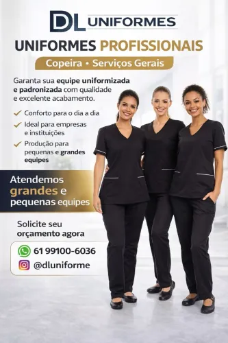 Uniformes serviços gerais - uniforme profissional