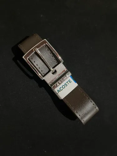 Cinto Estilo Lacoste Couro