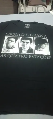 Camiseta da banda Legião Urbana (2GG; Pouquíssimo usada)