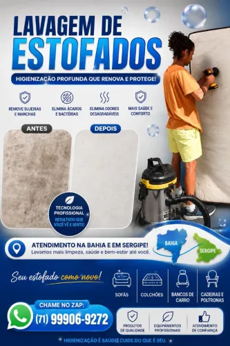 Limpeza a seco de estofados