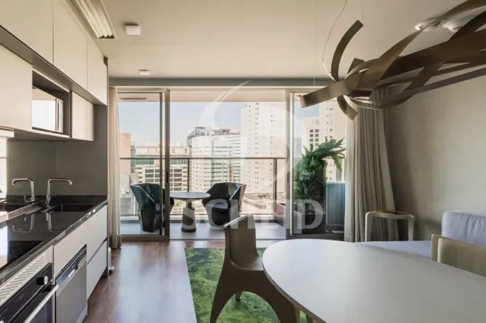 Apartamento mobiliado para locação na Vila Olímpia - Luxo e sofisticação
