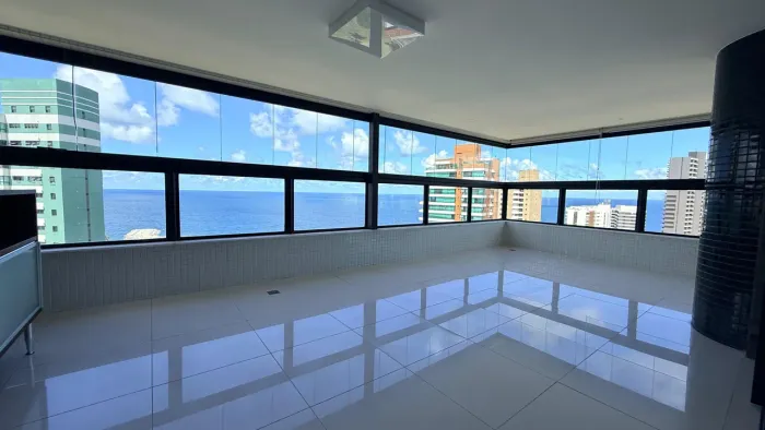 APARTAMENTO 04 SUÍTES VISTA MAR ALTO LUXO NO MORRO DO GATO BARRA ONDINA