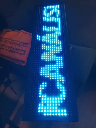 Painel De Led Letreiro Digital Frases Mensagens Promoção Usb