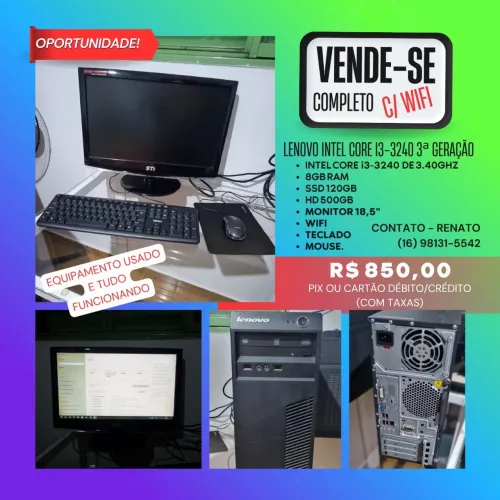 CPU Intel Core i3 - Completo