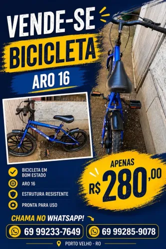 Bicicleta pronta pro uso