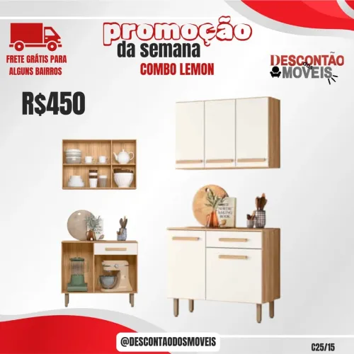 Balcão com Aéreo Lemon