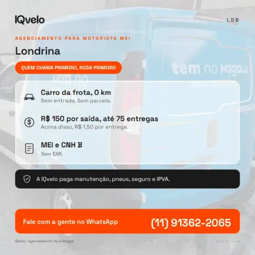 Motorista MEI: rode com carro 0 km em Londrina - Magalog