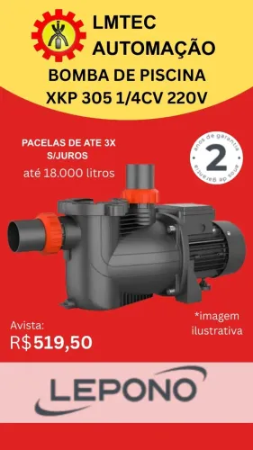 Bomba de Piscina XKP 305 1/4CV 220V