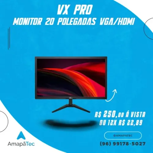Monitor 20 Led Vx200x Vga/hdmi Vx Pro