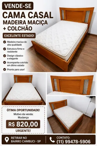 Cama casal linda