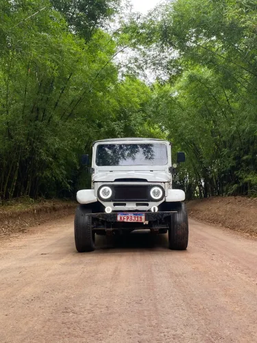 Toyota Band.Jipe Cap.de Aço Chas. Longo Diesel 1985