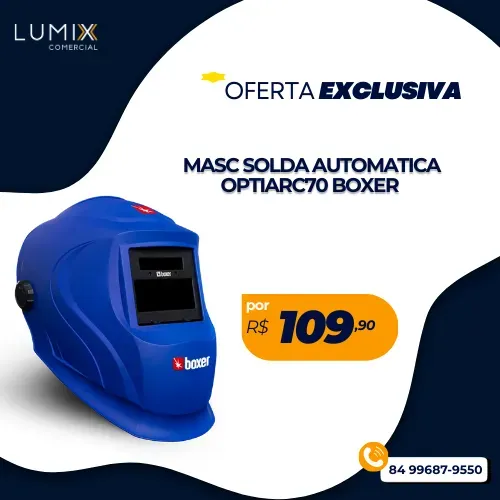MASCARA DE SOLDA AUTOMATICA OPTIARC70 BOXER