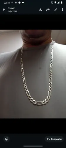 Cordão de prata 