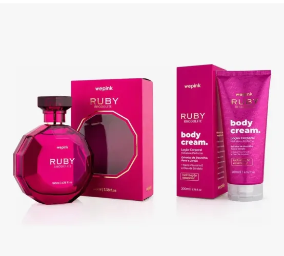 Perfume ruby + body cream ruby