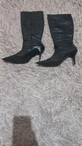 Bota couro legítimo 