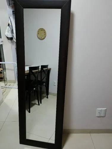 Espelho, 1.60m, moldura preta