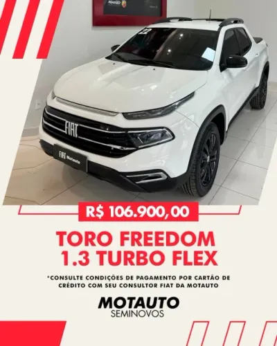 Fiat Toro Freedom 1.3 T270 4X2 Flex AUT 2022